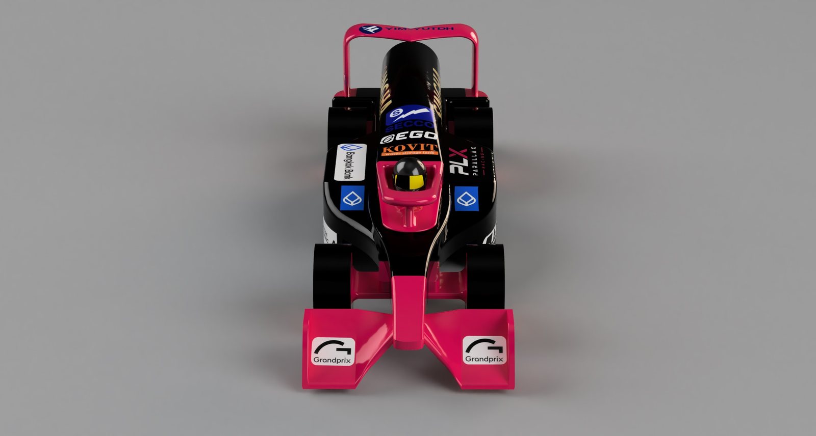 Race livery, front view